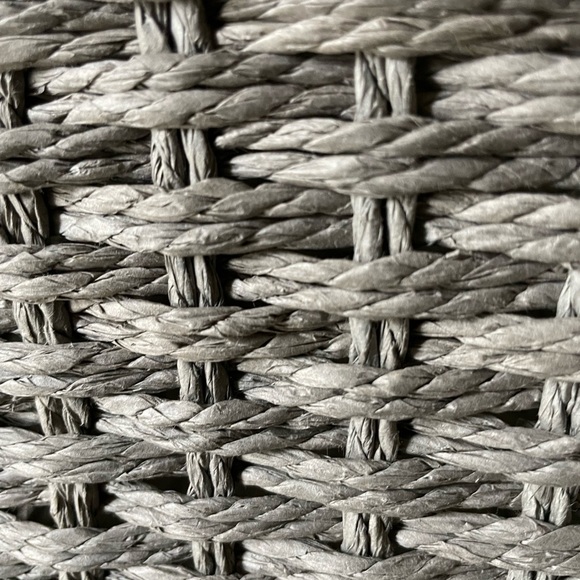 Set of 3 Grey Wicker Storage Baskets - Picture 5 of 7